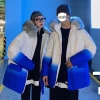 Hong Kong-style cotton-padded jackets, mid-length men's mid-length gradient Chinese-style couple wool-neck coats, thickened loose cotton-padded jackets for students, trendy cotton-padded jackets Application Scenario